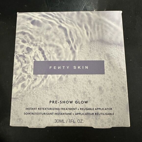 New Fenty Skin PRE-SHOW GLOW INSTANT RETEXTURIZING 10% AHA TREATMENT 30 ml/1 oz - Picture 2 of 3
